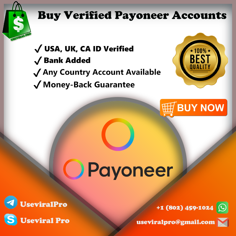 Buy Verified Payoneer Accounts - full USA, UK & CA Verified