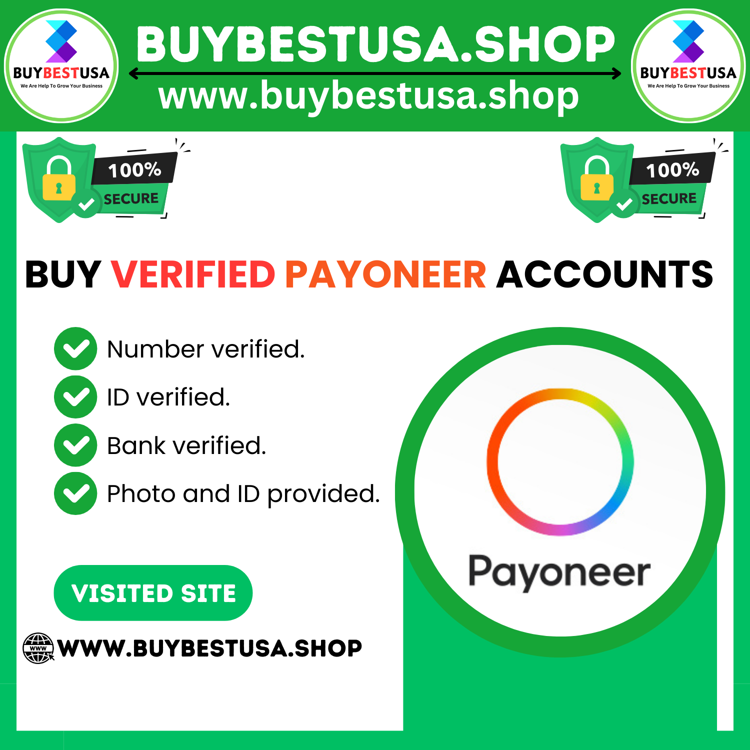 Buy Verified Payoneer Accounts For Your Hassle-Free Transaction
