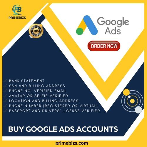 Buy Google Ads Accounts - 100% Safe VD & Threshold Accounts