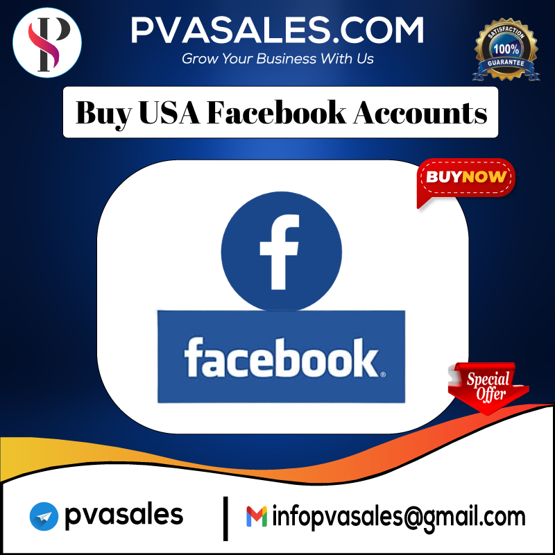 Buy USA Facebook Accounts - 100% safe & high quality