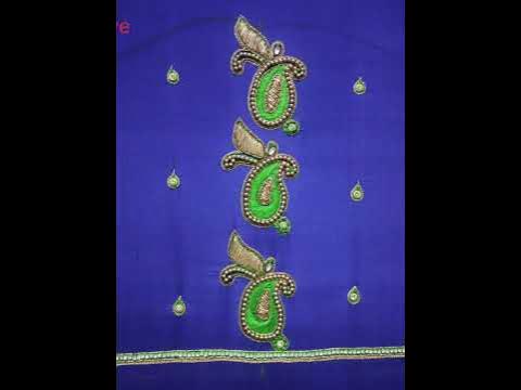 Aari & Embroidery Wedding Blouse Work - Diya Aari Designer - YouTube