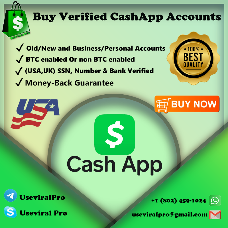 Buy Verified CashApp Account - USA SSN, Bank and ID verified