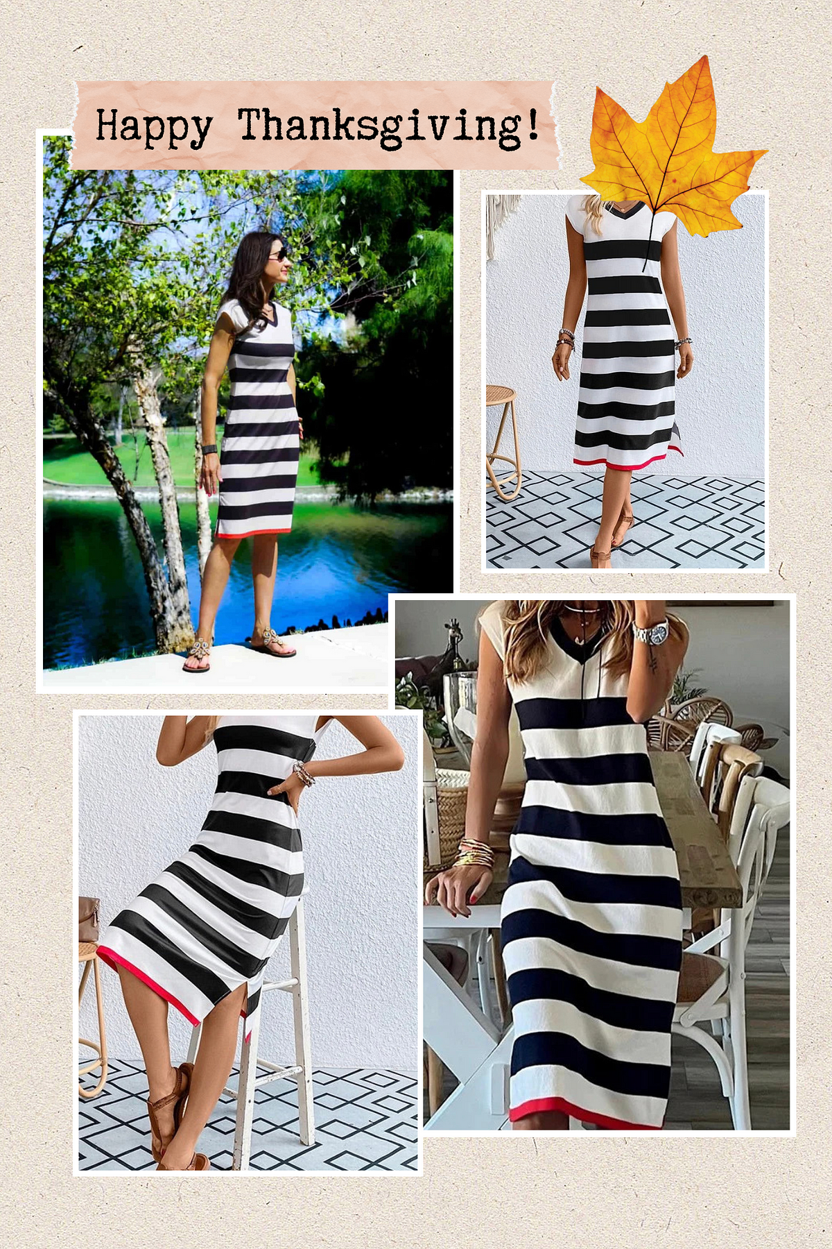Unlocking Elegance : How to Style a Black and White Striped Dress | by Louburts | Dec, 2023 | Medium