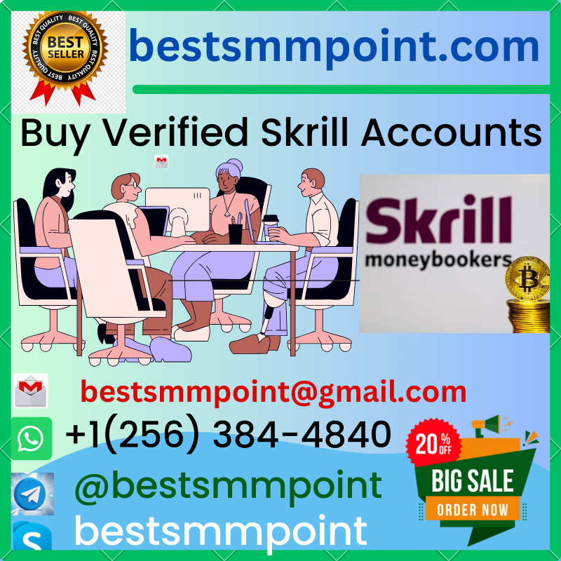 Buy Verified Skrill Accounts - Best SMM Point