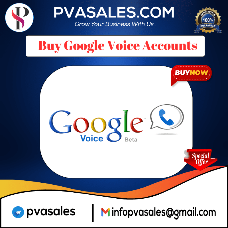 Buy Google Voice Accounts - 100% safe & Secure Accounts