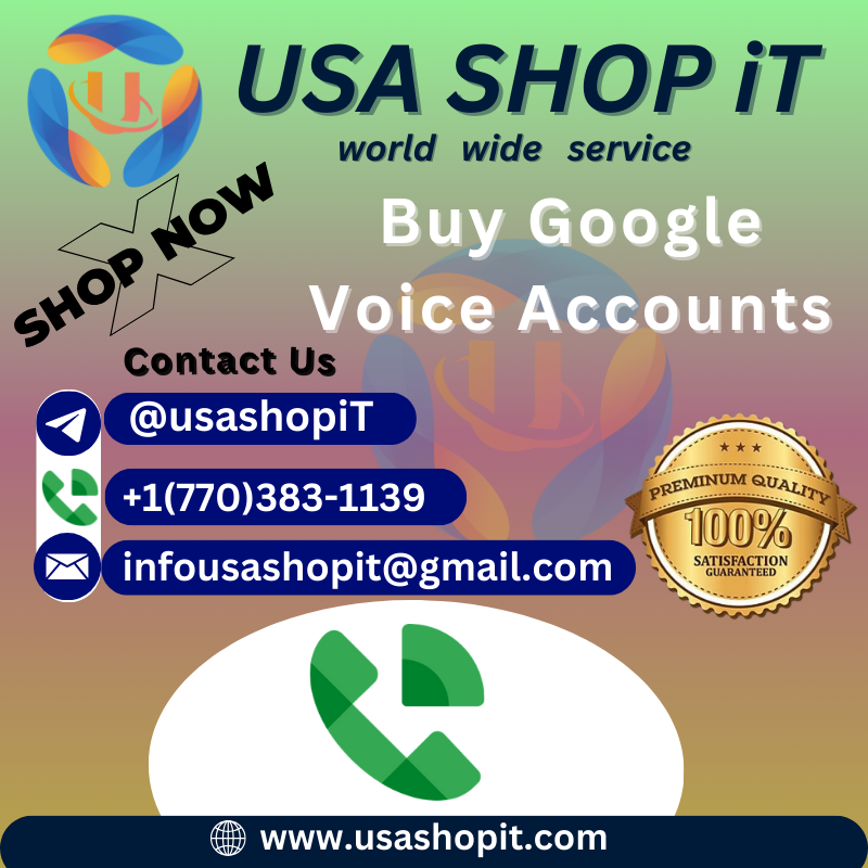 Buy Google Voice Accounts Good Quality 100%