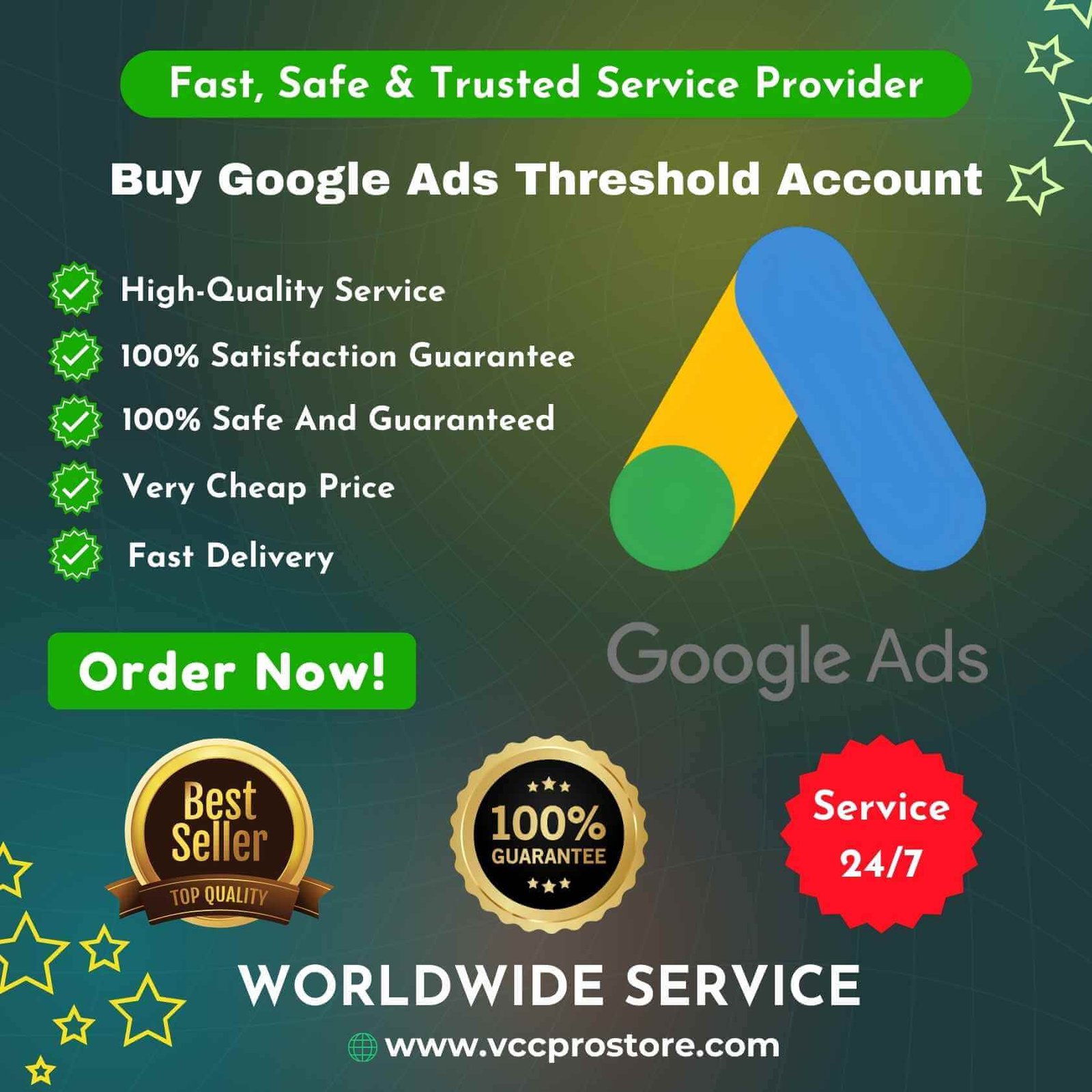 Buy Google Ads Threshold Account - Threshold Method 2024