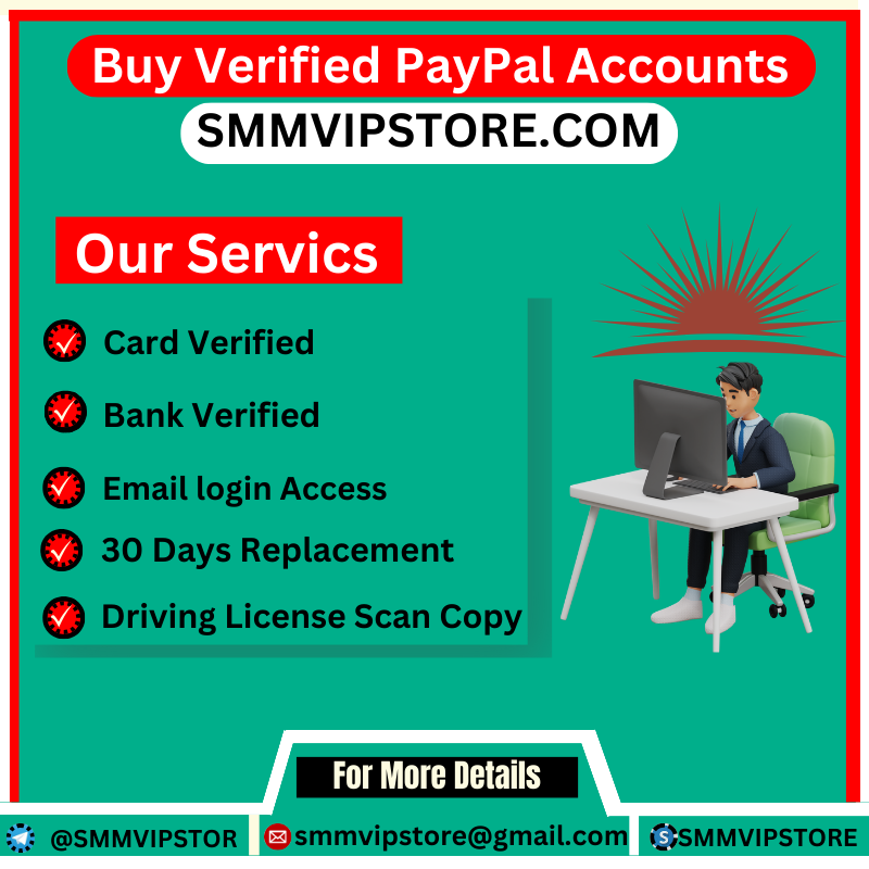 Buy Verified PayPal Accounts - 100% Quick Delivery Service