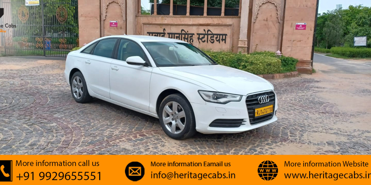 Rent our Audi car in Jaipur from Heritage Cabs luxury Car