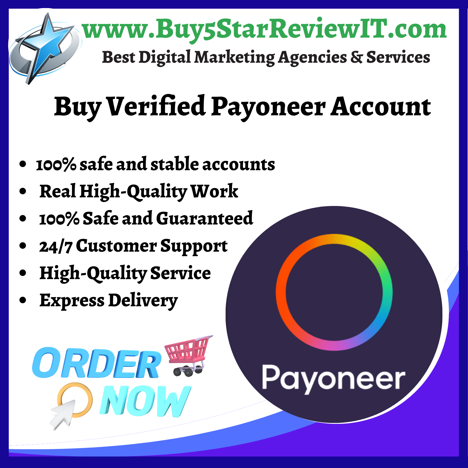 Buy Verified Payoneer Account - Buy 5 Star Review IT