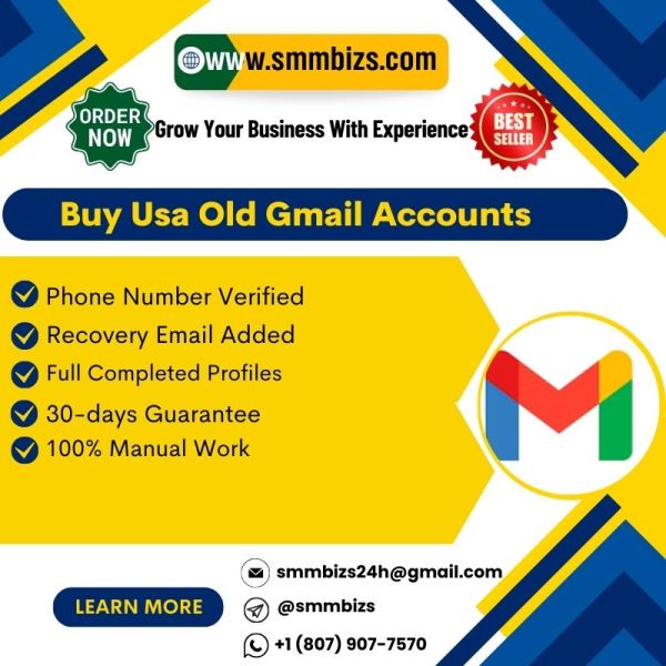 Buy USA Old Gmail Accounts - SMM Bizs
