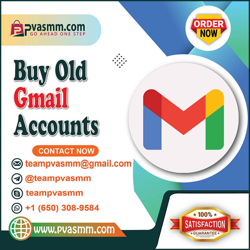 Buy Old Gmail Accounts - 100% Phone Verified Aged and Active