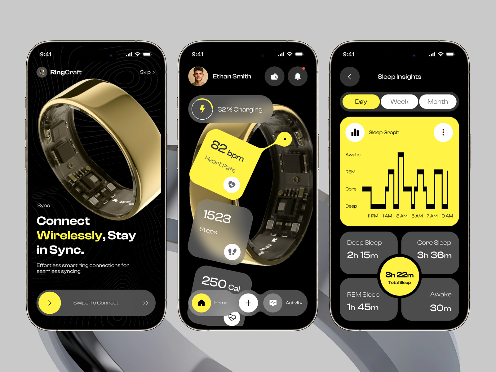 Smart Rings App UI