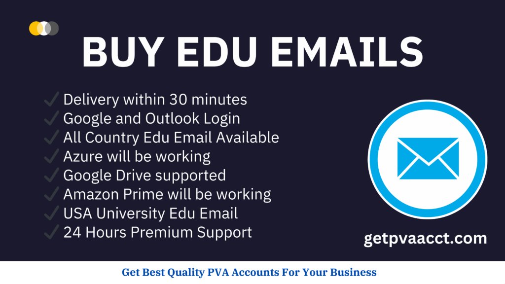 BUY EDU EMAILS - Gmail and Outlook (Office 365) Login Email