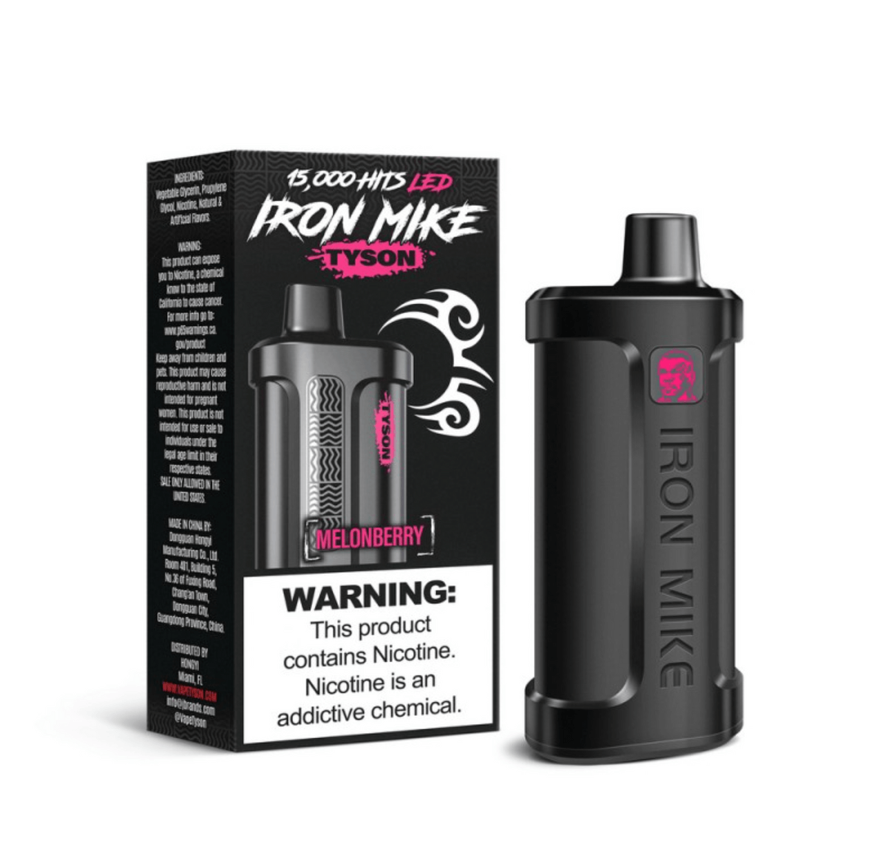 MelonBerry – Iron Mike Tyson 15000 Puffs | All Flavors Available