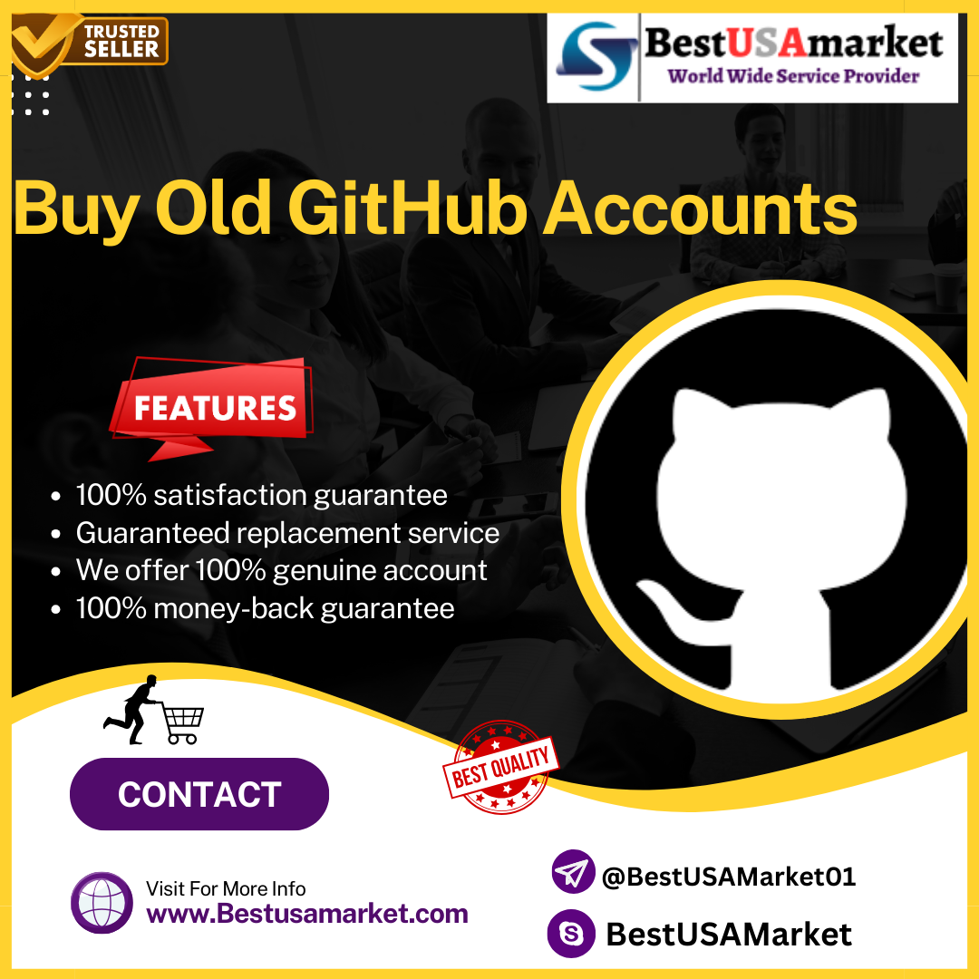Buy Old GitHub Accounts - Real, Legit, Cheap & Fast Delivery