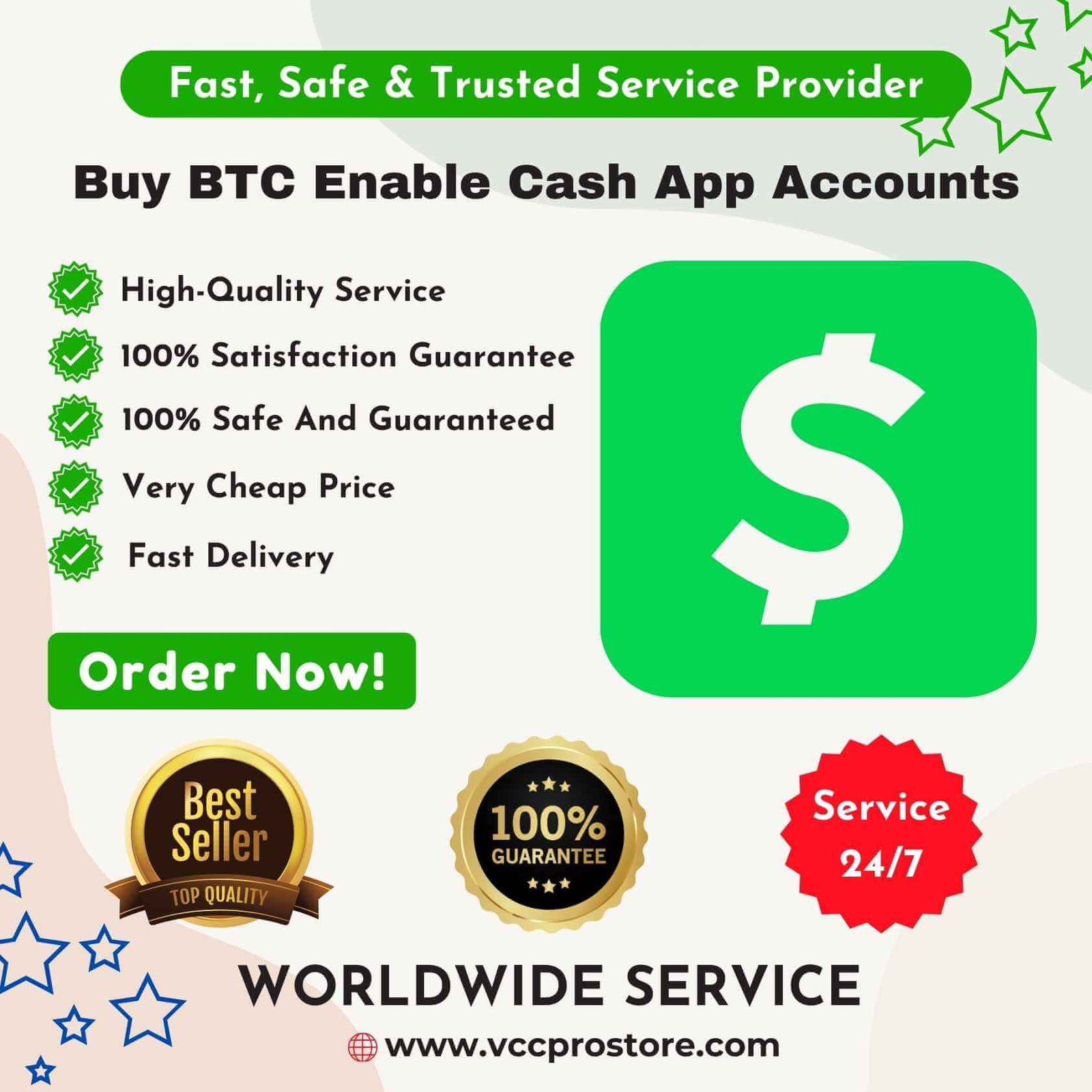 Buy BTC Enable Cash App Accounts - Get Best Accounts 2024