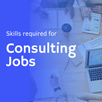 What skills do recruiters for consulting jobs seek in a candidate?