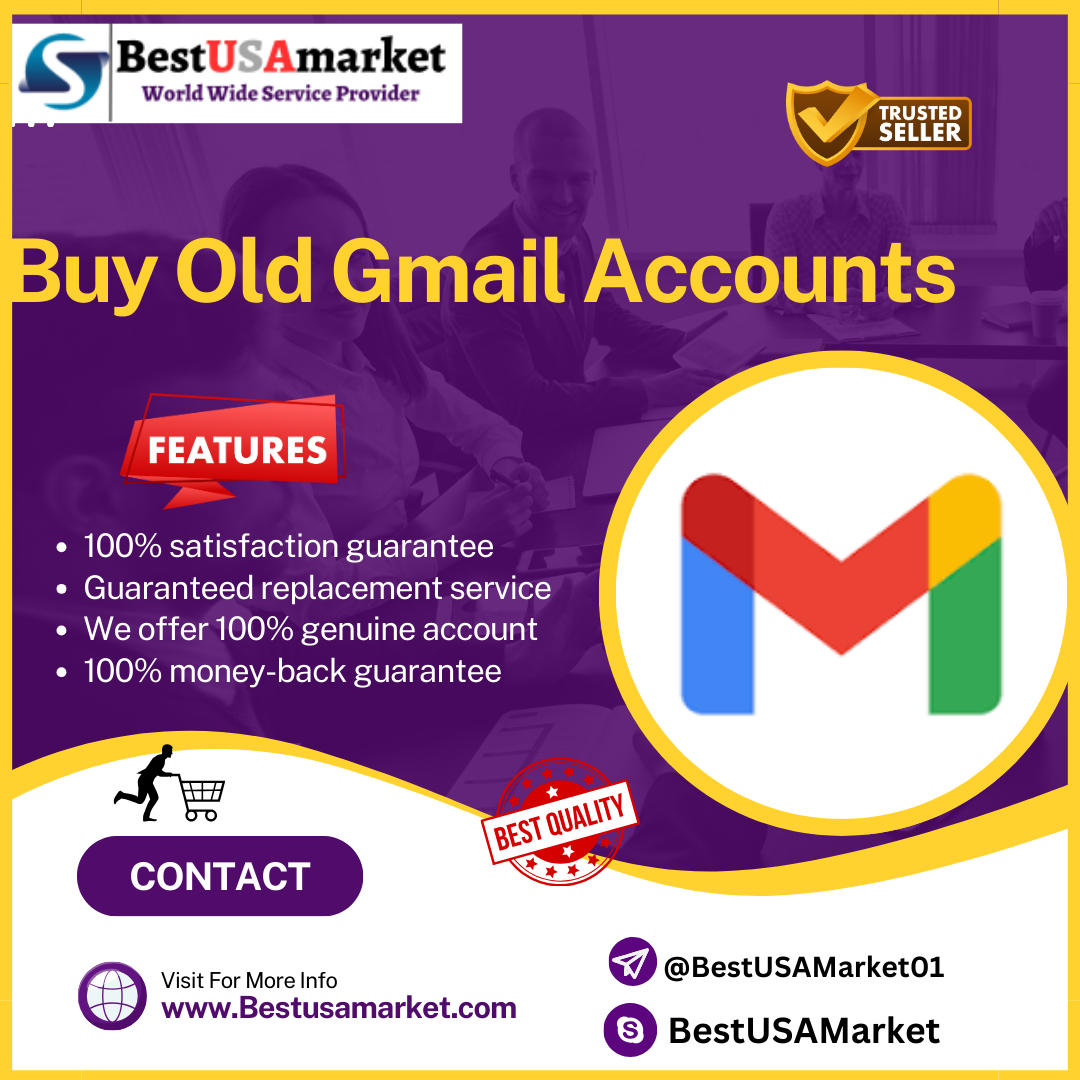 Buy Old Gmail Accounts - 100% Verified Accounts - BestUSAMarketr