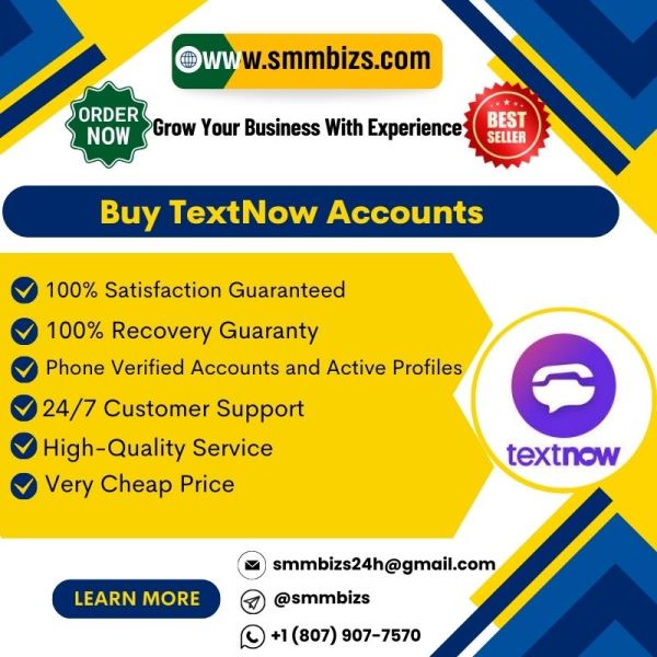 Buy Dual Textnow Accounts - SMM BIZS is your Trusted Business Partner