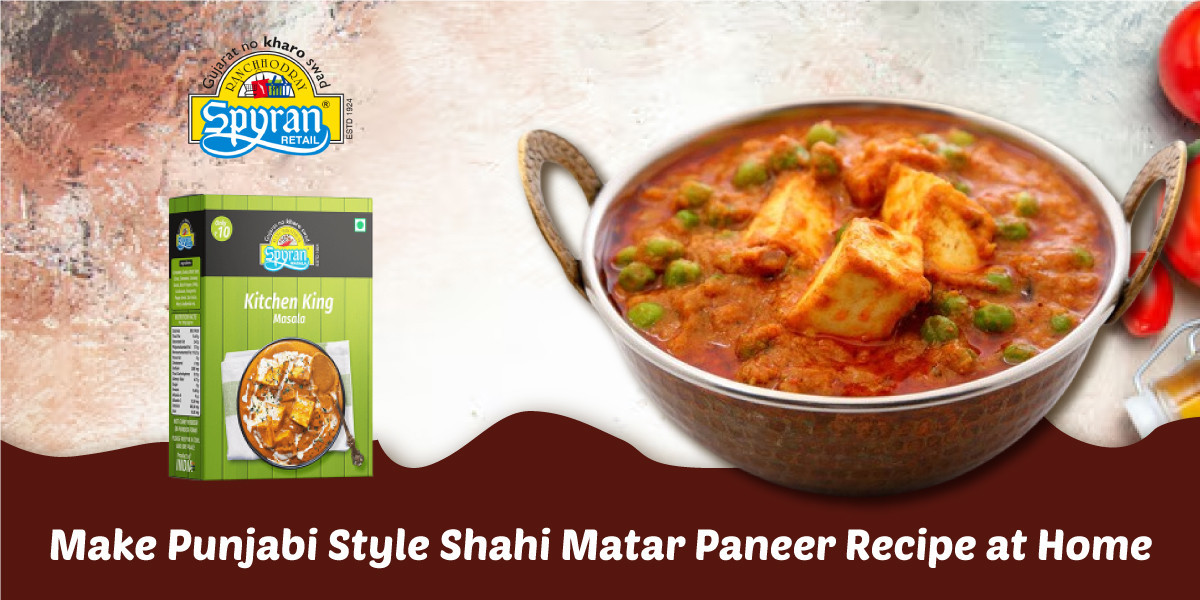 Make Punjabi Style Shahi Matar Paneer Recipe at Home