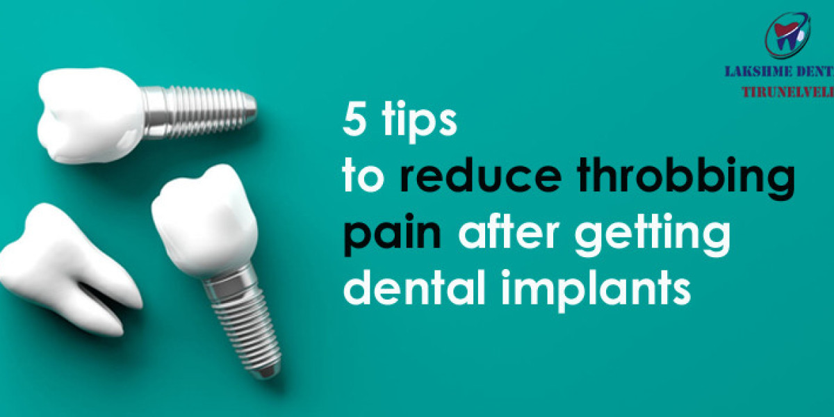 5 Tips to reduce throbbing pain after getting dental implants