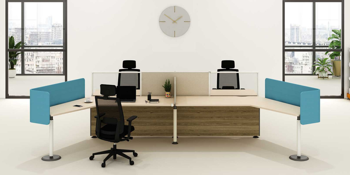 Explore the sophistication of our office workstations and standing desks at SOS Office.
