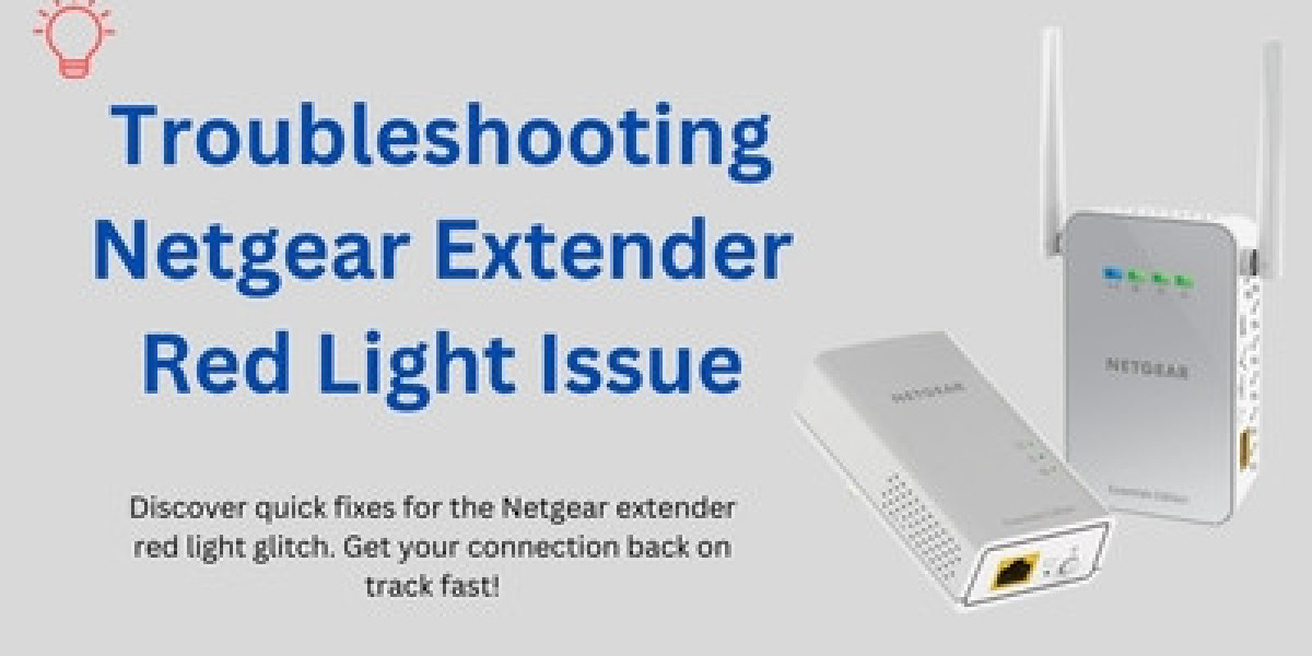Solving the Netgear Extender Red Light Issue
