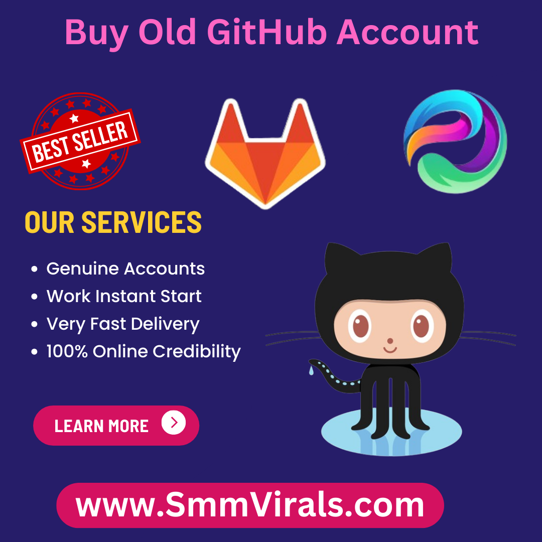 Buy Old GitHub Account - Aged (PVA, Bulk )
