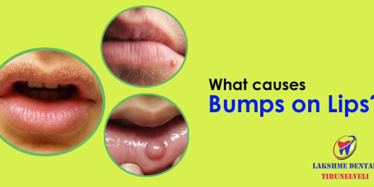 What causes bumps on lips and how do we cure it?