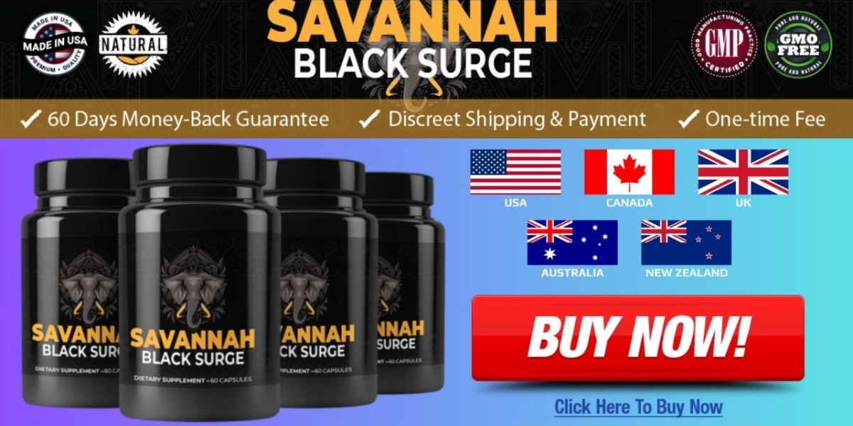 Savannah Black Surge Male Enhancement Reviews, Working, Benefits & Buy
