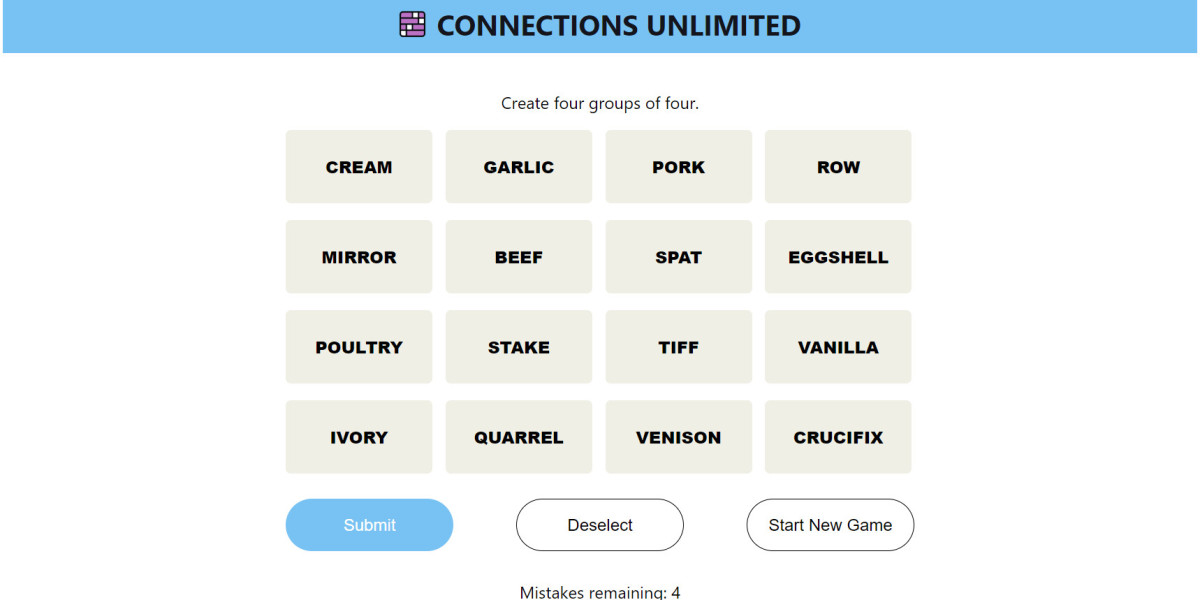 Connections NYT | Play Connections Game Online For Free
