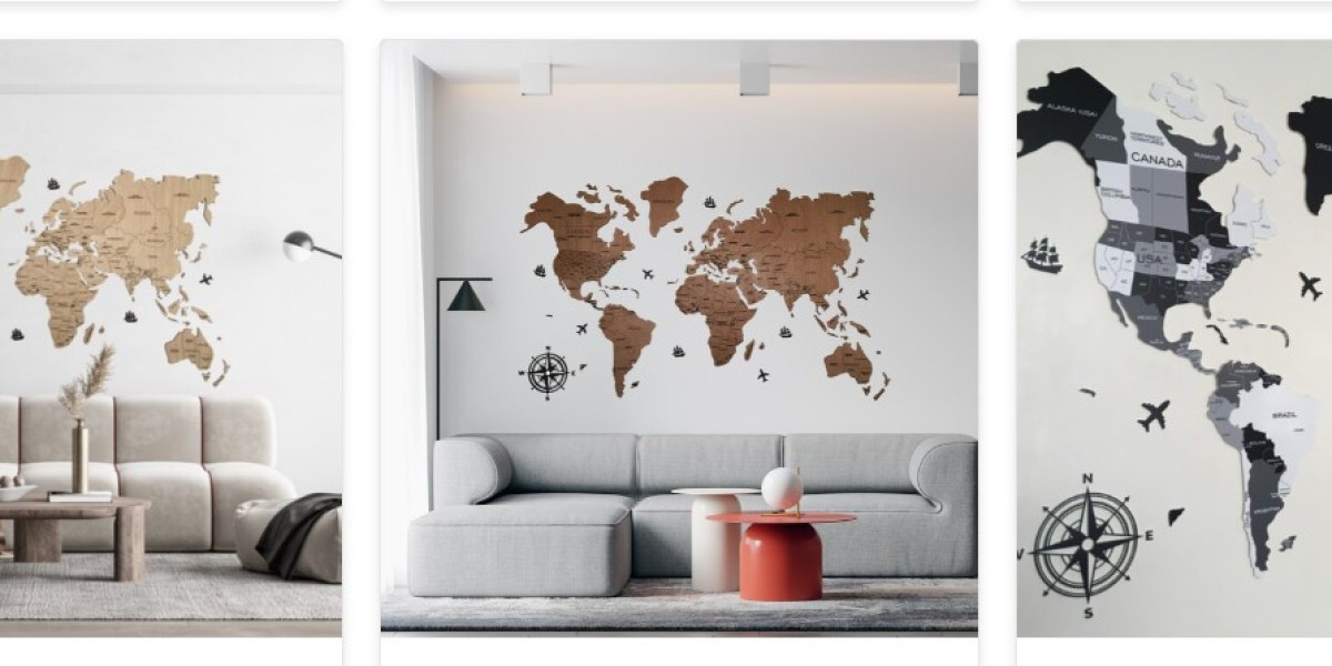 Beautiful World Map Wood Wall Decor Will Transform Your Space.