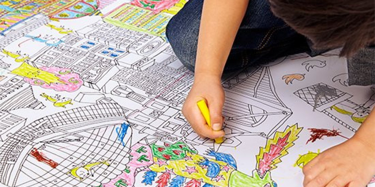 The Serenity of Scenes: Coloring Pages with a Story