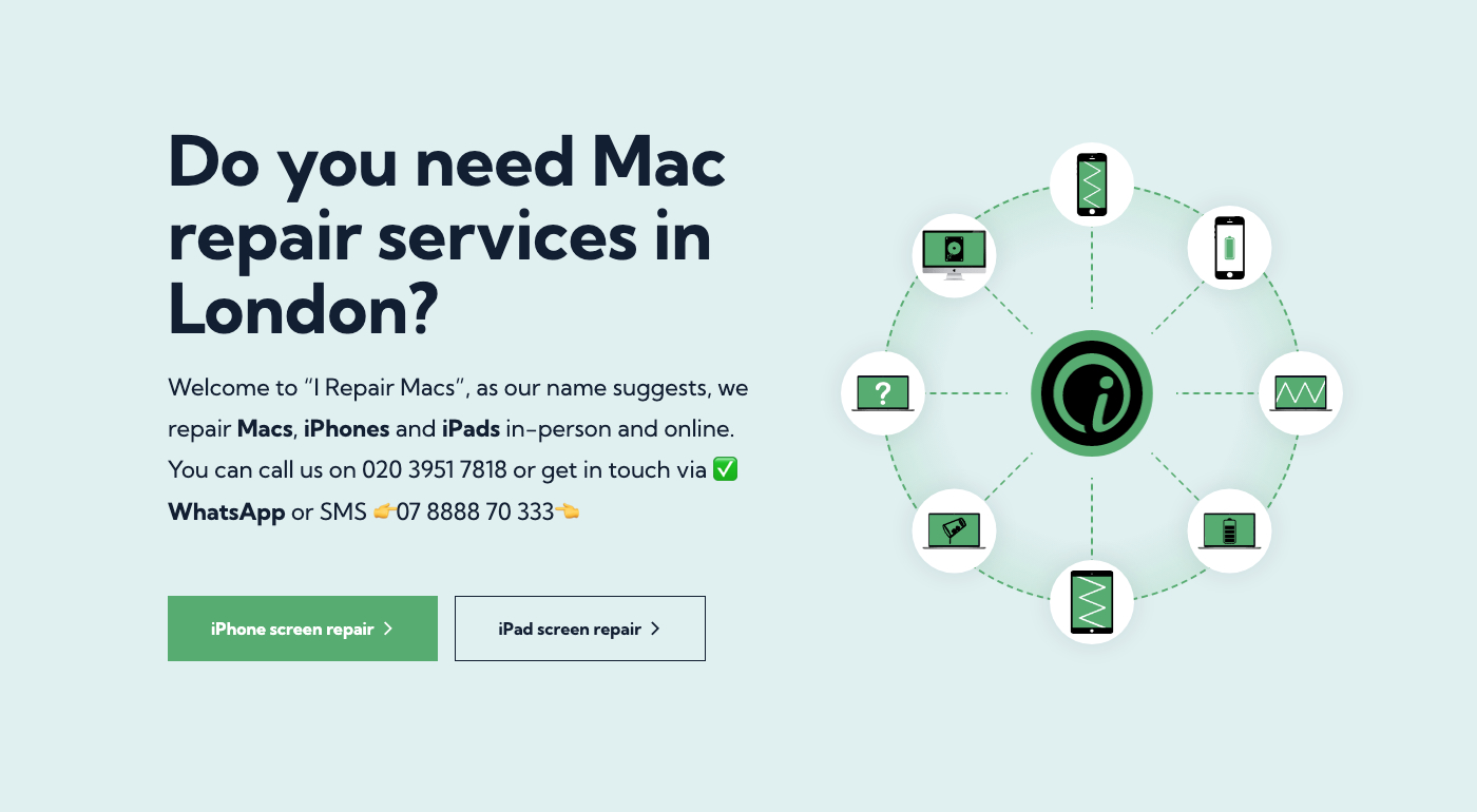 iPhone Screen Repair London | Fast & Reliable Service from I Repair Macs