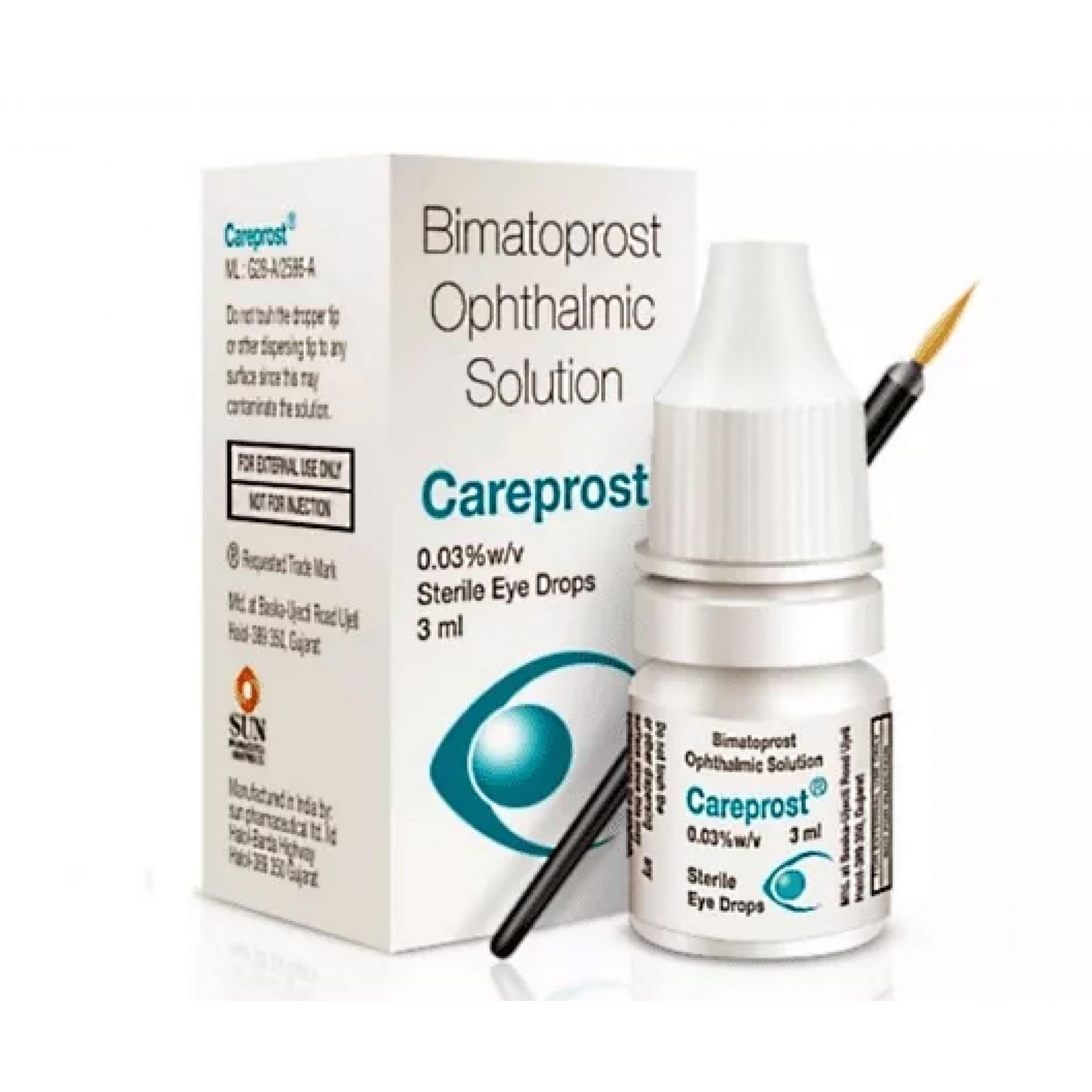 Careprost 3 ml with Brush Sample Pack with Free Shipping