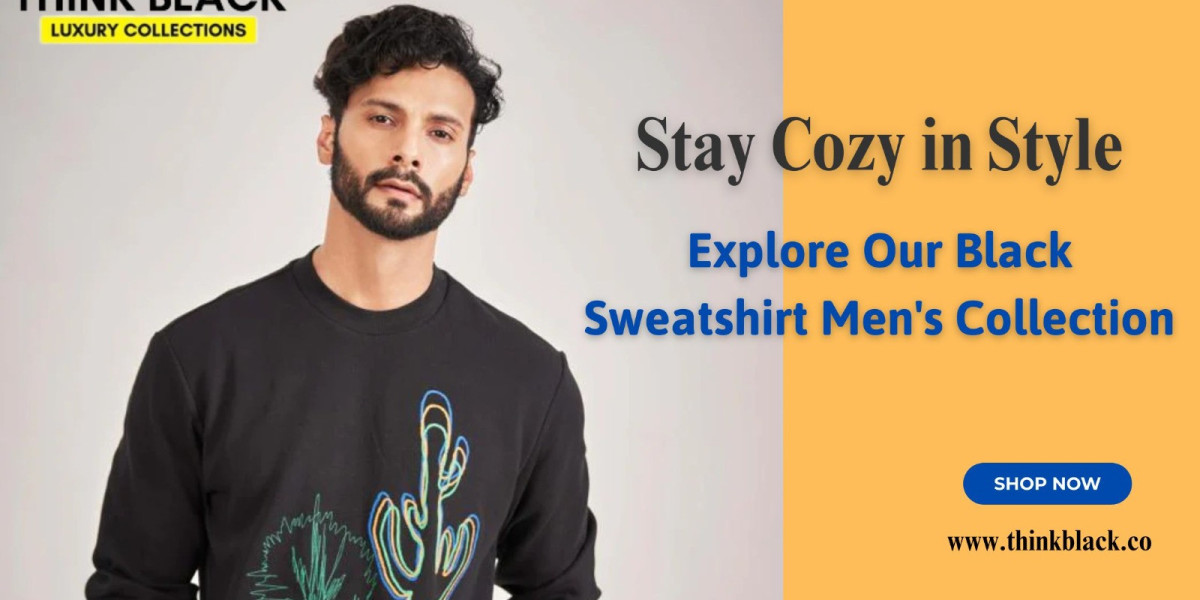 Stay Cozy in Style: Explore Our Black Sweatshirt Men's Collection