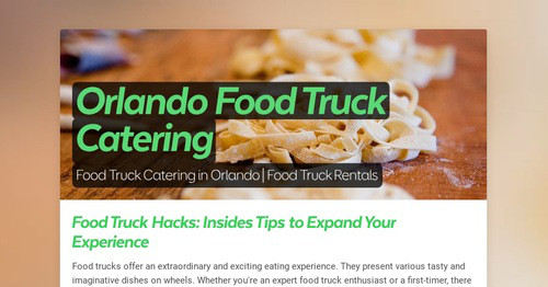 Orlando Food Truck Catering | Smore Newsletters