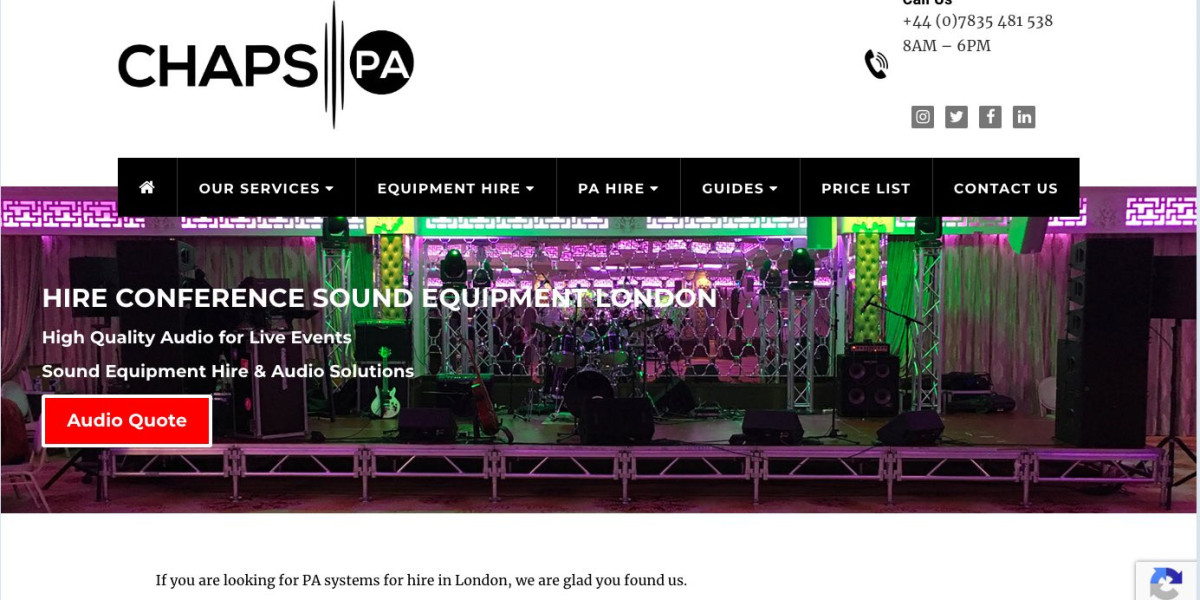 Chaps-pa: Your Go-To Source for Professional Sound Equipment Hire