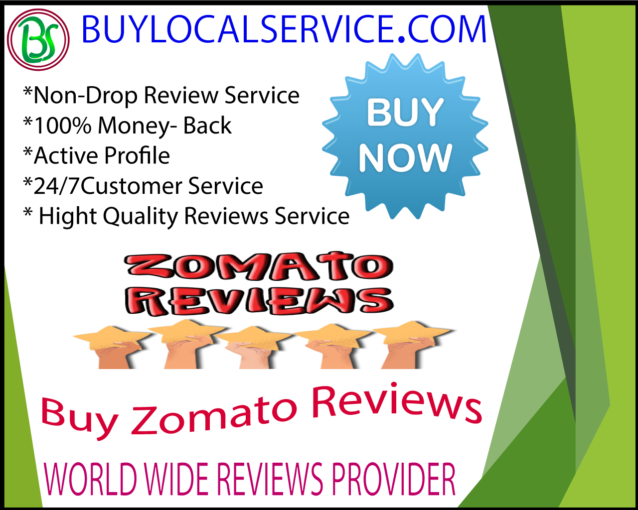 Buy Zomato Reviews - 100% safe & non-drop 5 star review