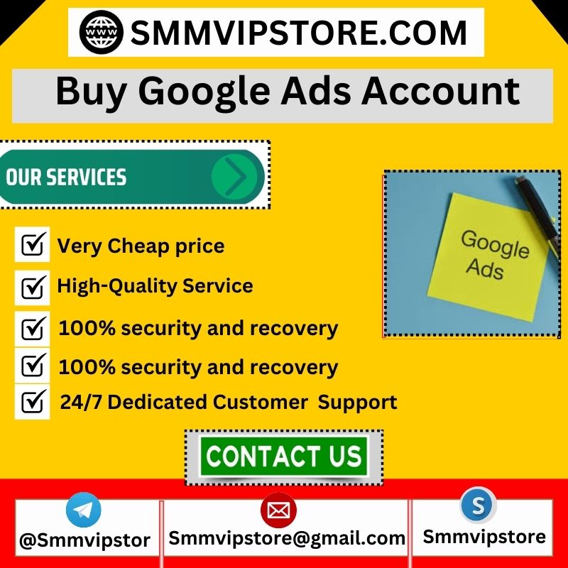 Buy Google Ads Account - SMM VIP STORE