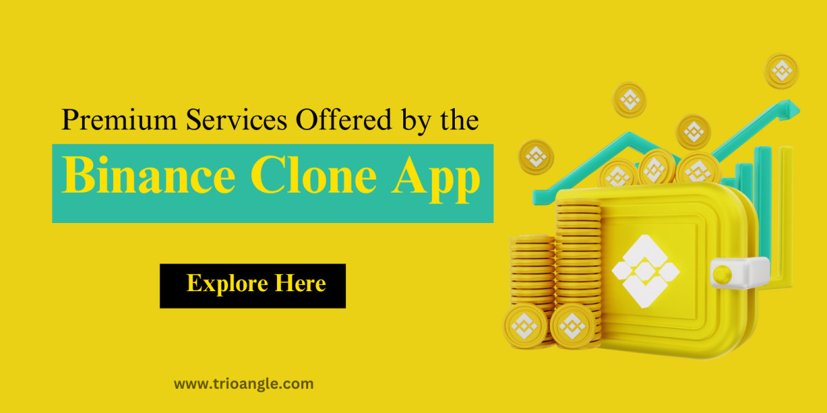 What are the Premium Services Offered by the Binance Clone App?