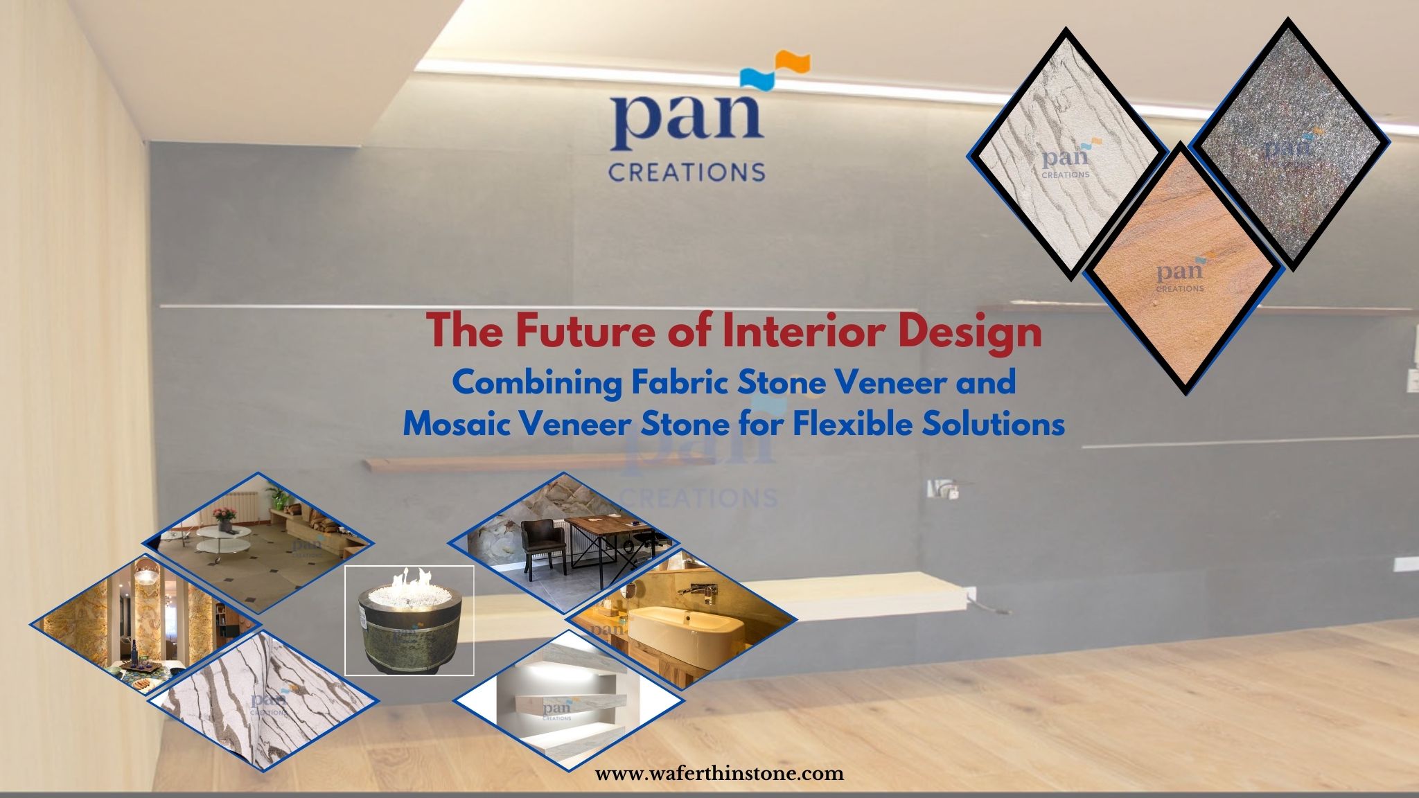 The Future of Interior Design: Combining Fabric Stone Veneer and Mosaic Veneer Stone for Flexible Solutions