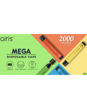 Airis MEGA 2000puffs - 10Pcs/Pack