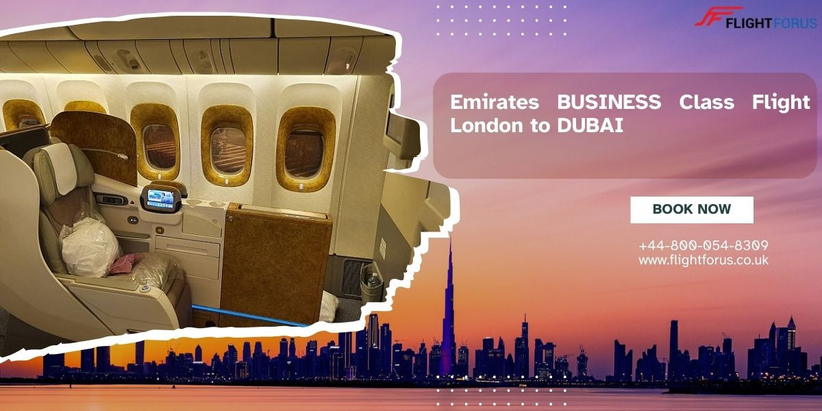 Emirates BUSINESS Class Flight London to DUBAI