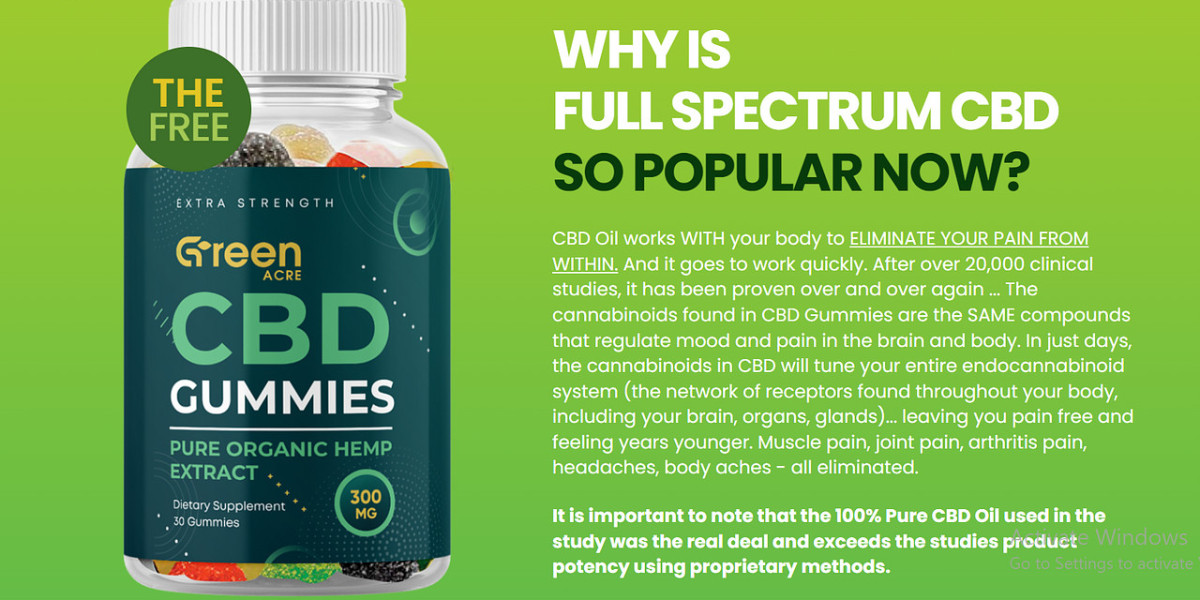 Green Acre CBD Gummies USA (United States) Reviews 2024: Know Working, Price & Order Now