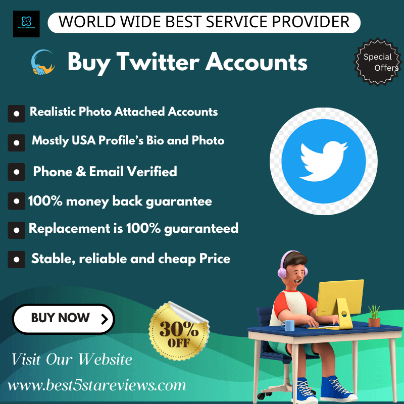 Buy Twitter Accounts- 100% Verified Account