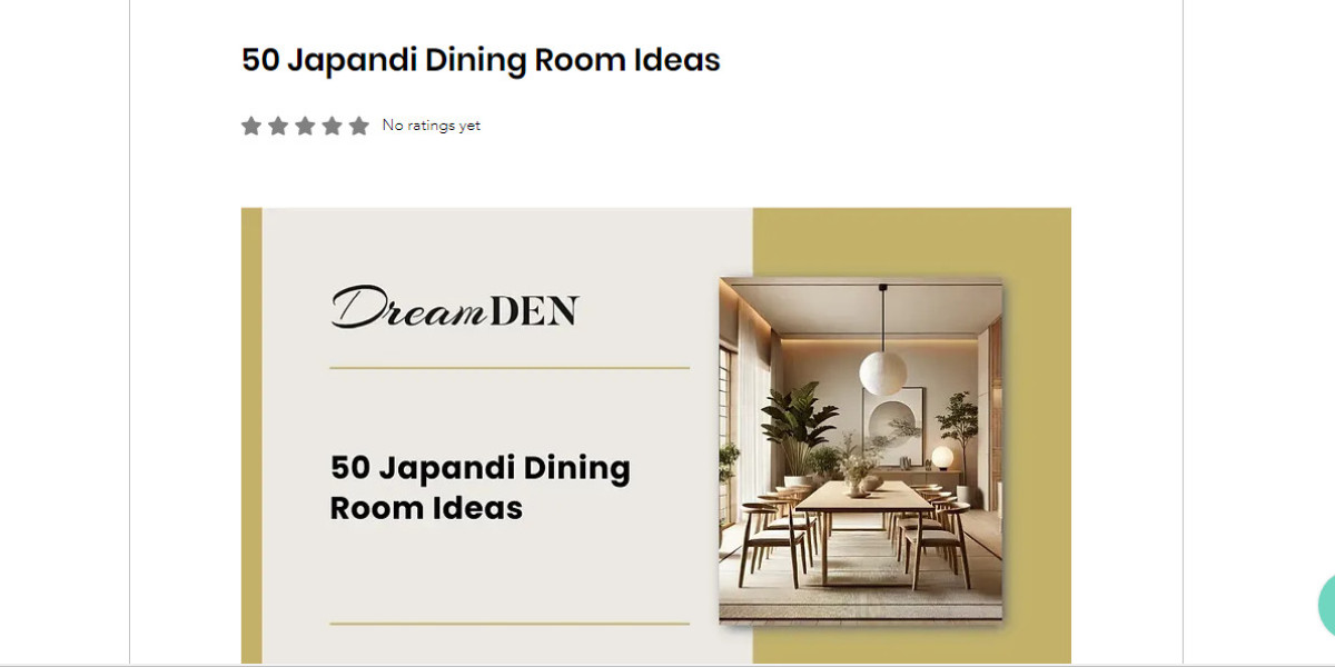 Japandi dining room