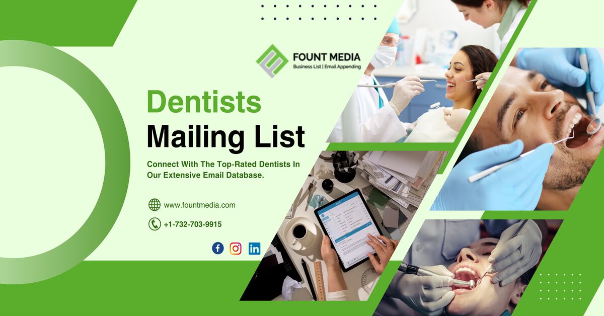 Dentists Email List | Dentist or Dental Mailing Database in USA