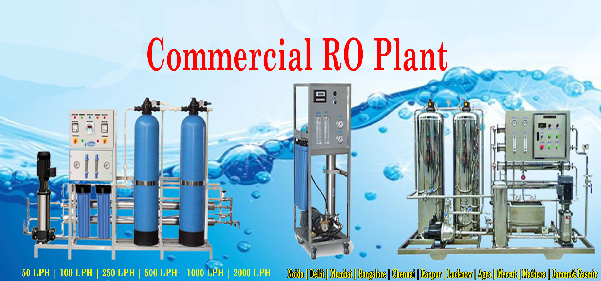 Commercial RO Plant: Manufacturer, Supplier in Delhi – NCR, India
